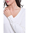 Бял дамски пуловер Radinora-3 снимка
