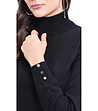 Дамски черен пуловер с кашмир Lisette-3 снимка