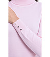 Дамски розов пуловер с кашмир и коприна Lisette-3 снимка