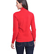 Дамски червен пуловер с кашмир и коприна Lisette-1 снимка