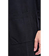 Черна дамска жилетка с кашмир и коприна Bernoldа-3 снимка