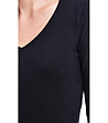 Стилен дамски пуловер в черен цвят Zenda-3 снимка