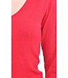 Стилен дамски пуловер в червен цвят Zenda-3 снимка
