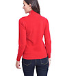 Дамски пуловер в червен цвят Daiana-1 снимка