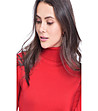 Дамски пуловер в червен цвят Daiana-3 снимка