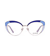 Метални рамки за очила в сини нюанси котешко око Lexie-2 снимка