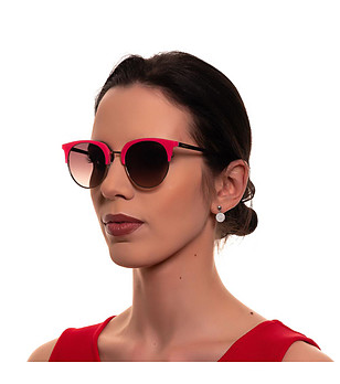 Unisex слънчеви очила в розово Fluo снимка