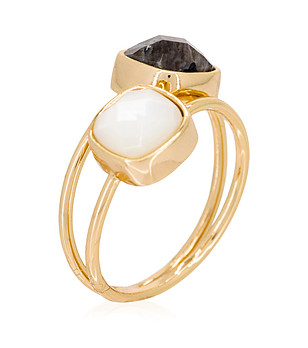 Дамски пръстен в златисто Jovanni снимка