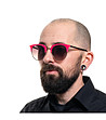 Unisex слънчеви очила в розово Fluo-4 снимка