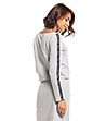 Дамска памучна блуза в сиво-1 снимка
