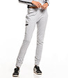 Сив памучен дамски спортен панталон-0 снимка
