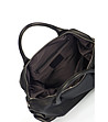 Черна дамска кожена чанта Eliza-3 снимка