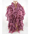 Ефектен дамски шал в розово Lamet-0 снимка
