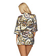 Къс многоцветен халат Donatella-1 снимка