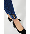 Дамски сини дънки с памук Felicia-2 снимка