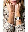 Златист дамски комплект от часовник и гривна Zaia-2 снимка