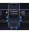 Черна поставка за телефон за автомобил -3 снимка