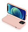 Силиконов калъф в розово за iPhone 12 Mini-0 снимка