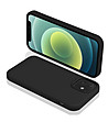 Силиконов калъф в черно за iPhone 12-0 снимка
