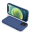 Силиконов калъф в синьо за iPhone 12-0 снимка