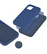 Силиконов калъф в синьо за iPhone 12-3 снимка