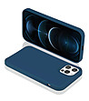 Силиконов калъф в синьо за iPhone 12 Pro-0 снимка