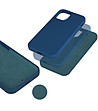 Силиконов калъф в синьо за iPhone 12 Pro-3 снимка