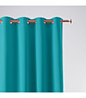 Завеса в цвят тюркоаз Aura 140х250 см-0 снимка
