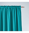 Завеса в цвят тюркоаз Aura 140х250 см-1 снимка
