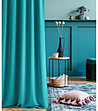 Завеса в цвят тюркоаз Aura 140х250 см-2 снимка