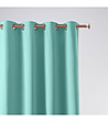 Завеса в цвят метна Aura 140х280 см-0 снимка