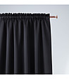 Черна завеса Aura 140х250 см-1 снимка