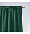 Тъмнозелена завеса Aura 140х250 см-1 снимка