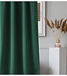 Тъмнозелена завеса Aura 140х250 см-2 снимка