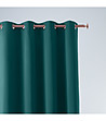 Завеса в цвят петрол Aura 140х260 см-0 снимка