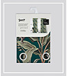 Тъмнозелена завеса с флорален принт Harmony 140х250 см-3 снимка