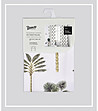 Бяла завеса с принт Palms 140х250 см-3 снимка