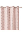 Розова завеса със златист принт Glammy 140х280 см-0 снимка