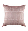 Розова калъфка за декоративна възглавница с ресни Frenchie-0 снимка