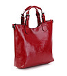 Дамска червена чанта с несесер Carla-2 снимка