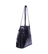 Черна дамска чанта от еко кожа Vivian-2 снимка