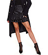 Черна пола с ефектни мотиви Karla-3 снимка