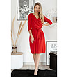 Червена рокля Kornelia-1 снимка
