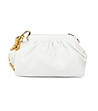 Малка бяла кожена чанта Samanta-0 снимка