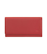 Червен голям дамски портфейл от естествена кожа Deena-0 снимка