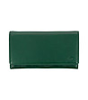 Зелен голям дамски портфейл от естествена кожа Deena-0 снимка