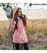Дамско ултралеко яке в цвят праскова Erana с Teflon EcoElite™-4 снимка