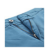 Памучни дамски къси панталони в синьо Belta-3 снимка