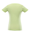Дамска тениска с памук в цвят лайм Laila-1 снимка