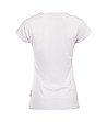 Дамска бяла тениска с памук Dafka-1 снимка